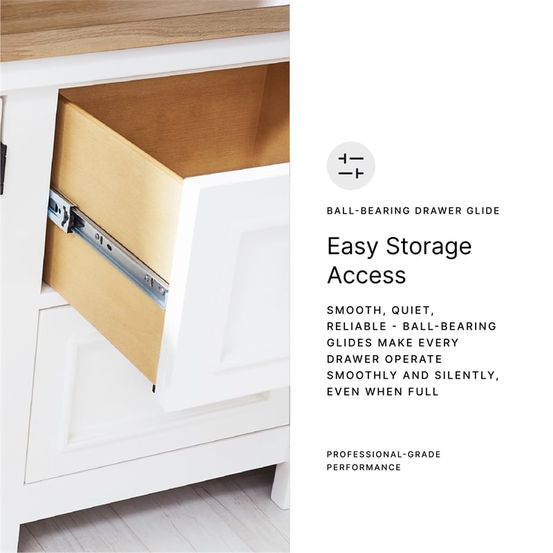 Ashley Furniture Ashbryn White & Natural 74