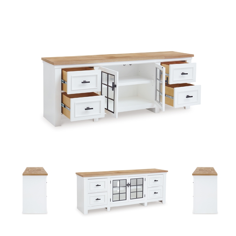 Ashley Furniture Ashbryn White & Natural 74