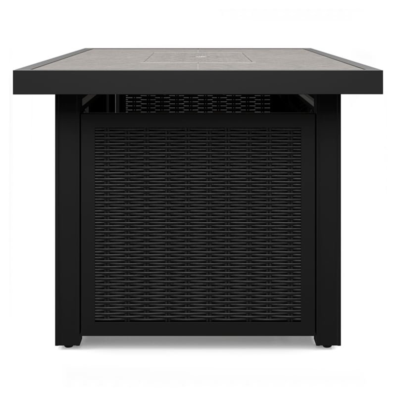 Signature Design by Ashley Beachcroft Black & Gray Outdoor Fire Pit Table