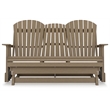 Signature Design by Ashley Hyland wave Driftwood Outdoor Glider Loveseat