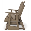 Signature Design by Ashley Hyland wave Driftwood Outdoor Glider Loveseat