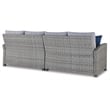 Signature Design by Ashley Naples Beach Light Gray Outdoor Loveseat Set of 2