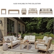Signature Design by Ashley Hallow Creek Driftwood Outdoor Loveseat with Cushion