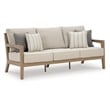Signature Design by Ashley Hallow Creek Driftwood Outdoor Sofa with Cushion