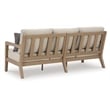 Signature Design by Ashley Hallow Creek Driftwood Outdoor Sofa with Cushion