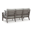 Signature Design by Ashley Hillside Barn Gray & Brown Outdoor Sofa with Cushion