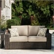 Signature Design by Ashley Coastline Bay Brown Outdoor Loveseat with Cushion