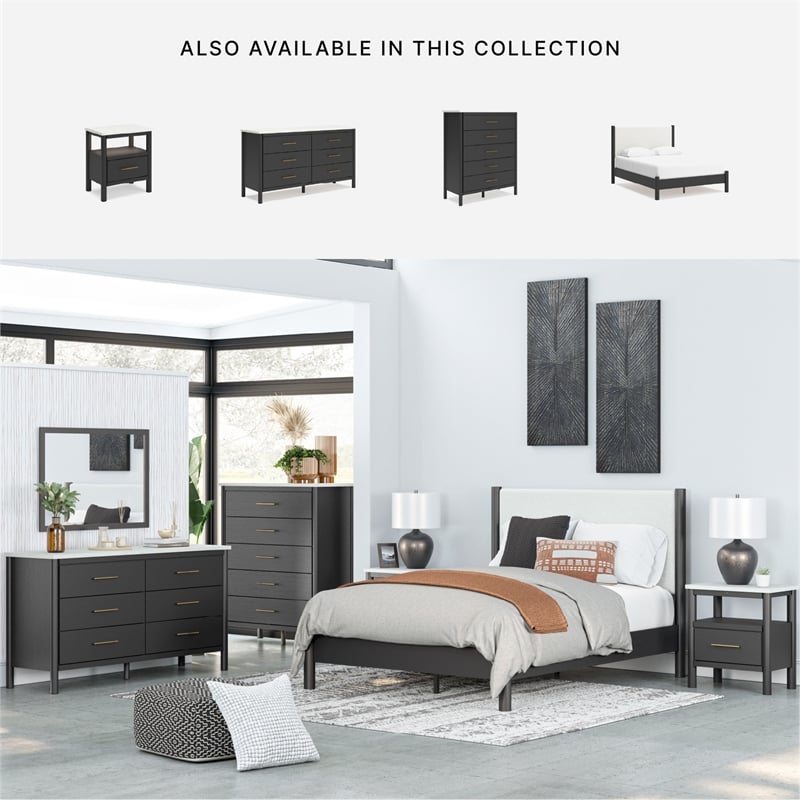 Ashley Furniture Cadmori Black & White Dresser