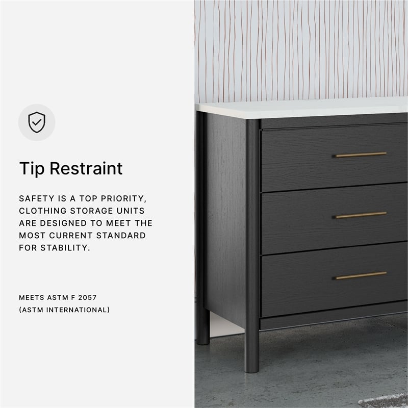 Ashley Furniture Cadmori Black & White Dresser