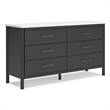 Ashley Furniture Cadmori Black & White Dresser