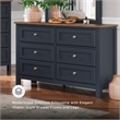 Ashley Furniture Landocken Brown & Blue Dresser