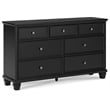 Signature Design by Ashley Lanolee Bedroom Dresser in Black