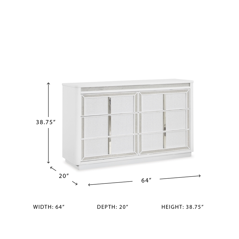 Ashley Furniture Chalanna White Dresser