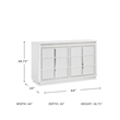 Ashley Furniture Chalanna White Dresser