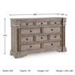Ashley Furniture Blairhurst Light Grayish Brown Dresser