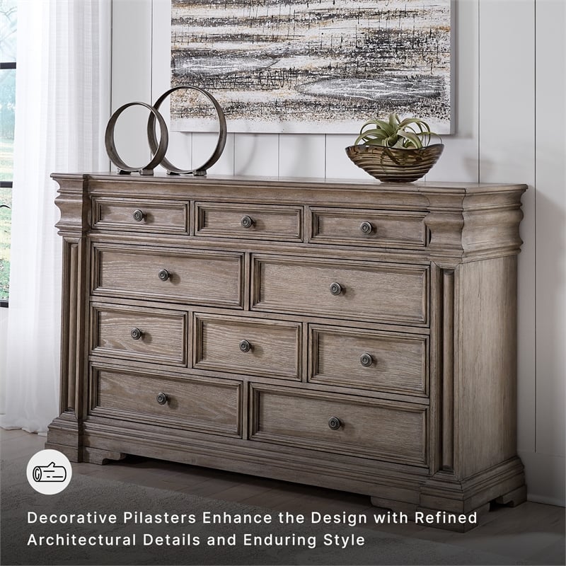Ashley Furniture Blairhurst Light Grayish Brown Dresser