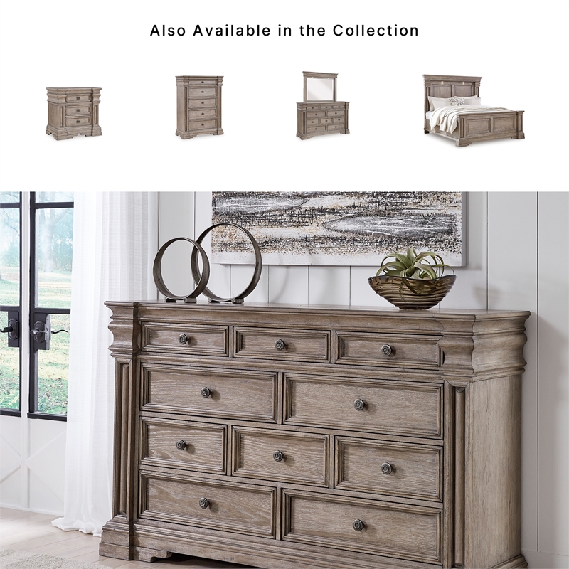 Ashley Furniture Blairhurst Light Grayish Brown Dresser