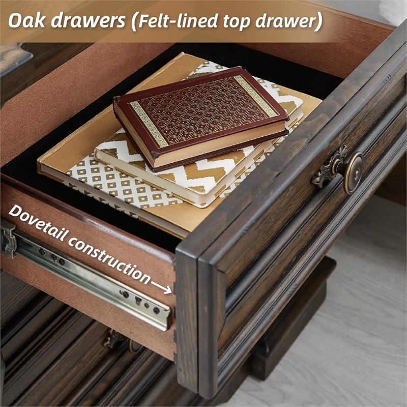 Ashley Furniture Maylee Dark Brown Dresser