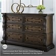 Ashley Furniture Maylee Dark Brown Dresser