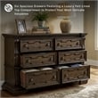 Ashley Furniture Maylee Dark Brown Dresser