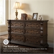 Ashley Furniture Maylee Dark Brown Dresser