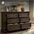 Ashley Furniture Maylee Dark Brown Dresser
