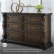 Ashley Furniture Maylee Dark Brown Dresser