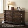 Ashley Furniture Maylee Dark Brown Dresser