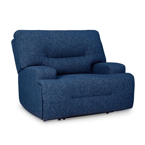 Signature Design by Ashley Furniture Acklen Place Navy Oversized Power Recliner