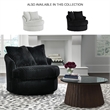 Signature Design by Ashley Furniture Gramwell Onyx Swivel Chair
