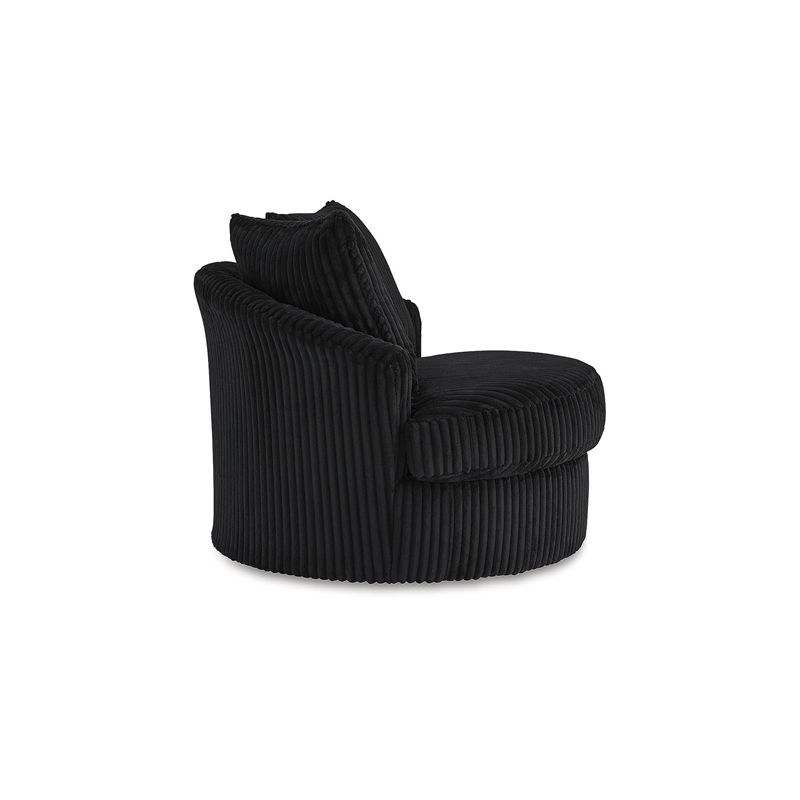 Signature Design by Ashley Furniture Gramwell Onyx Swivel Chair