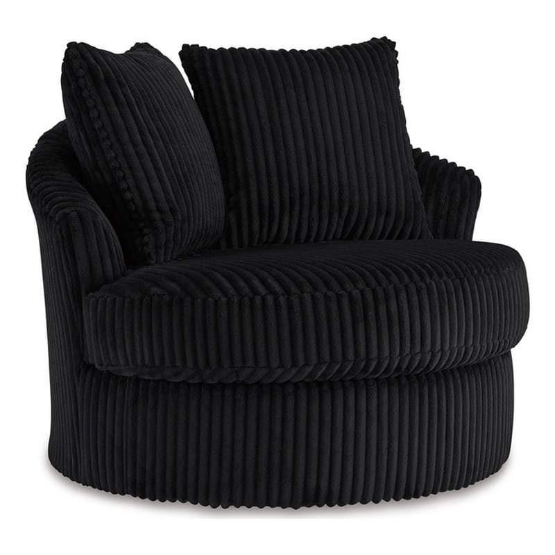 Signature Design by Ashley Furniture Gramwell Onyx Swivel Chair