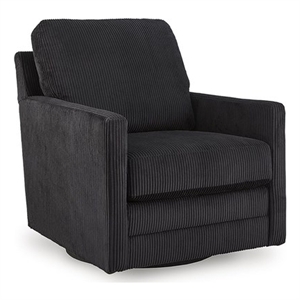 Signature Design by Ashley Furniture Icaman Onyx Swivel Chair