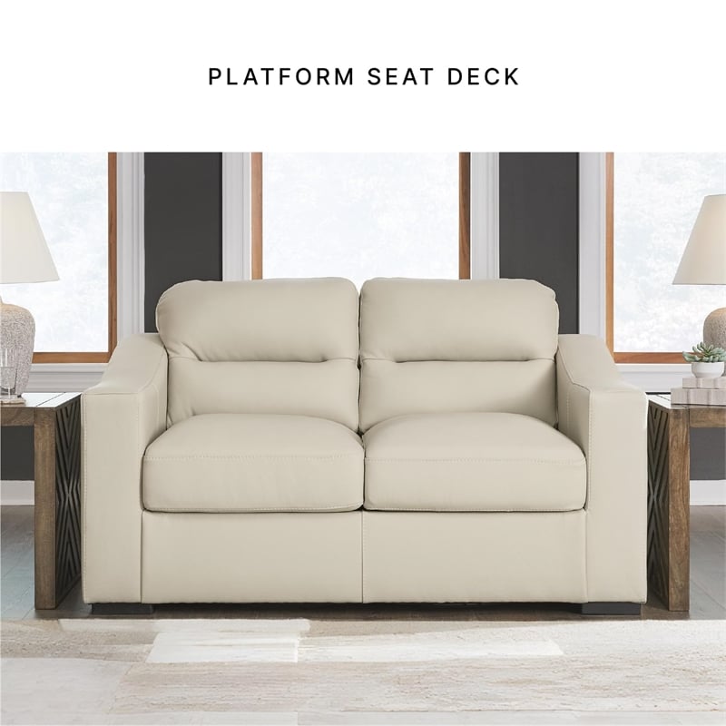Signature Design by Ashley Furniture Treasure Trove Almond Loveseat