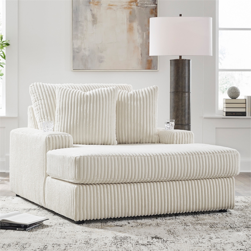 Signature Design by Ashley Furniture Lindyn Ivory Chaise
