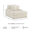 Signature Design by Ashley Furniture Lindyn Ivory Chaise