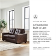 Signature Design by Ashley Furniture Santorine Dark Brown Loveseat