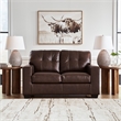 Signature Design by Ashley Furniture Santorine Dark Brown Loveseat