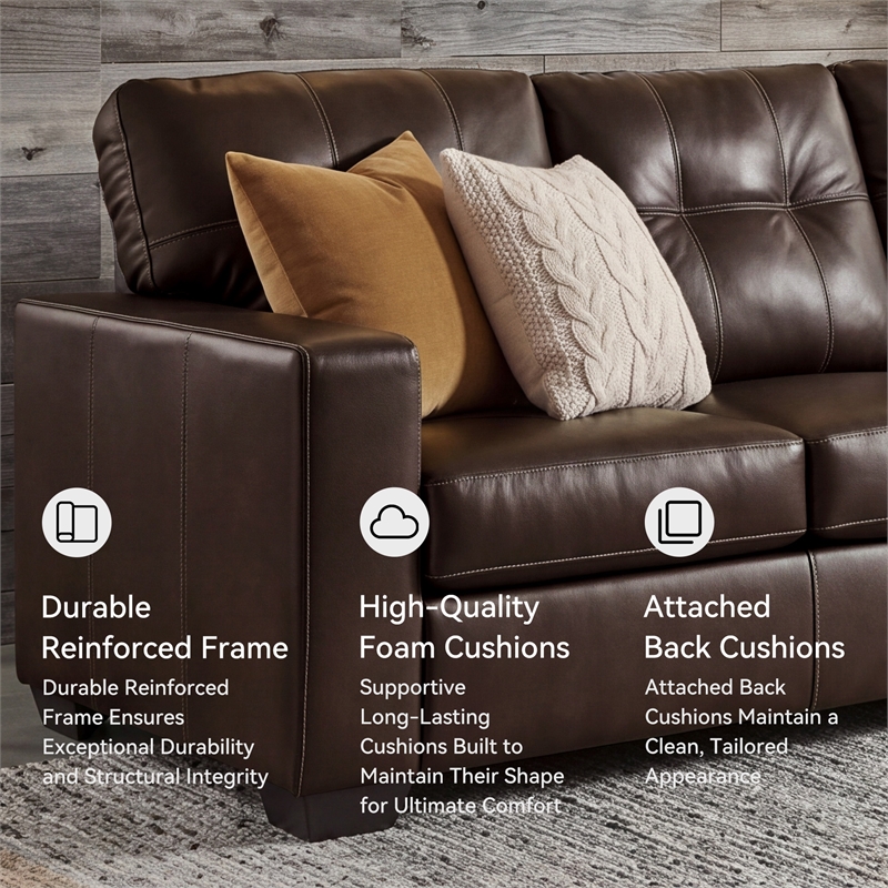 Signature Design by Ashley Furniture Santorine Brown Sofa