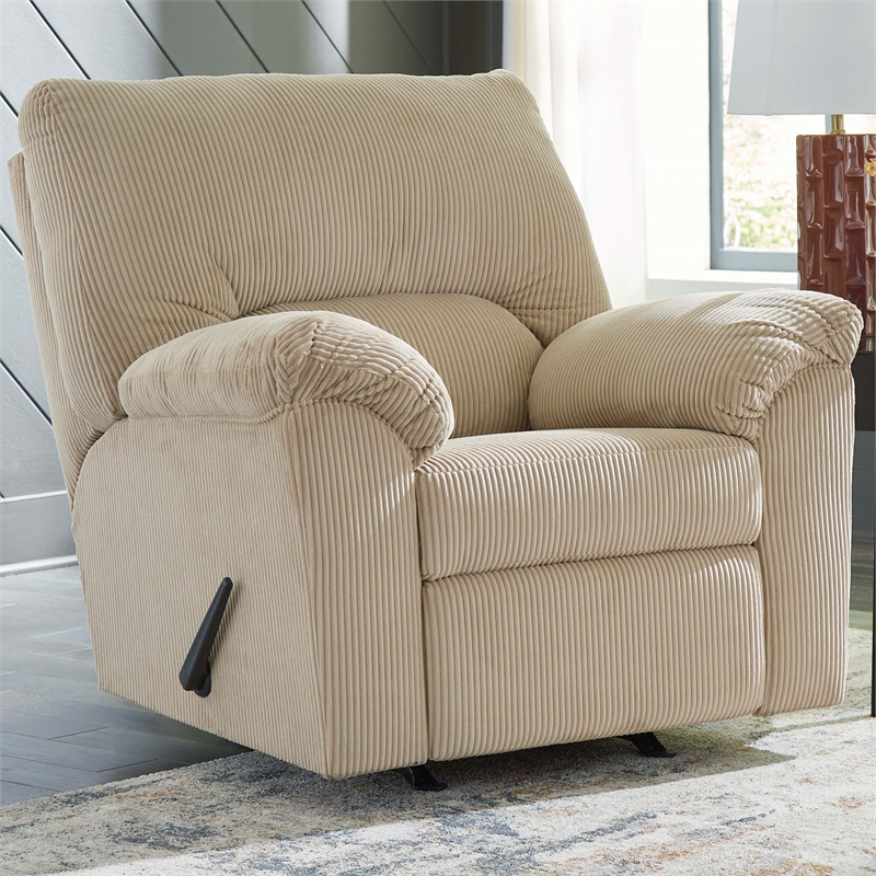 Signature Design by Ashley Furniture SimpleJoy Sand Recliner