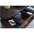 Signature Design by Ashley Furniture Korestone Dark Brown Lift-Top Coffee Table