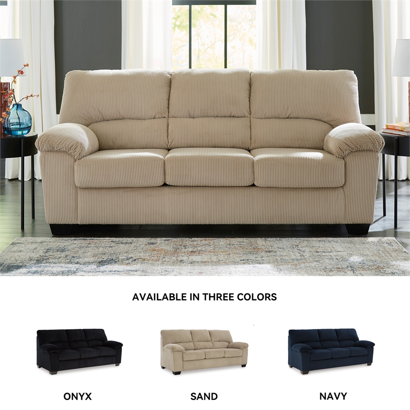 Signature Design by Ashley Furniture SimpleJoy Sand Sofa