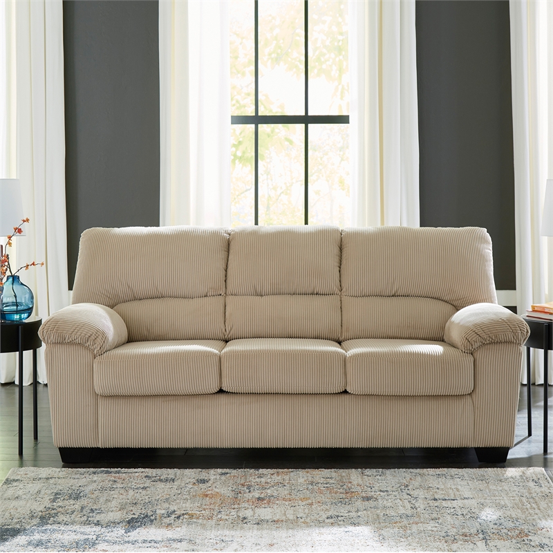 Signature Design by Ashley Furniture SimpleJoy Sand Sofa