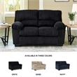 Signature Design by Ashley Furniture SimpleJoy Onyx Loveseat