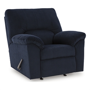 signature design by ashley furniture simplejoy navy recliner