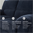 Signature Design by Ashley Furniture SimpleJoy Navy Loveseat