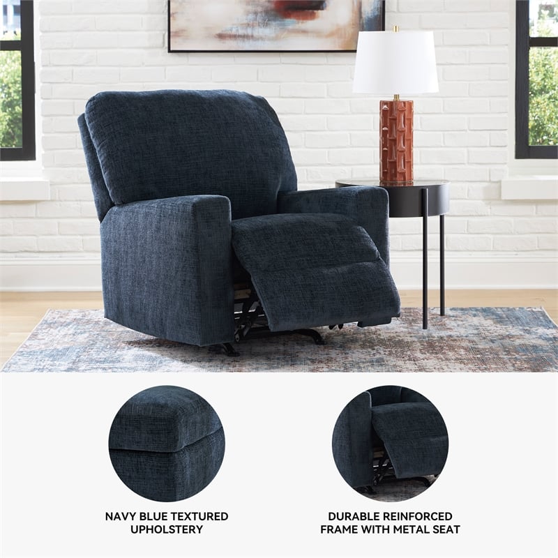 Signature Design by Ashley Furniture Aviemore Ink Recliner