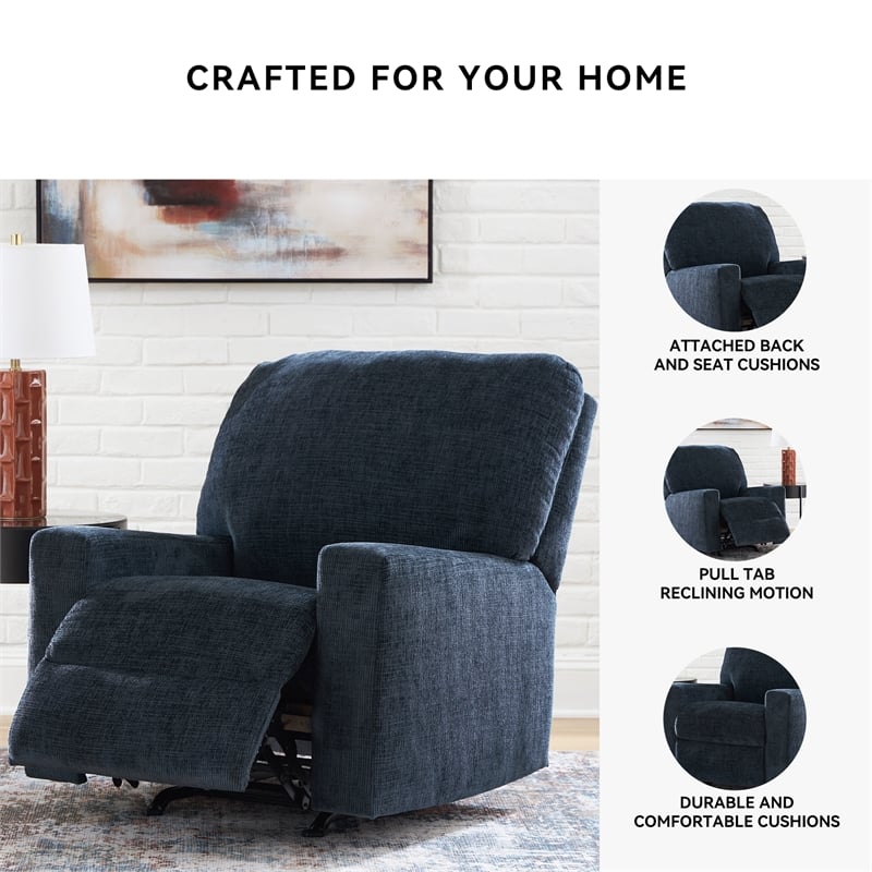 Signature Design by Ashley Furniture Aviemore Ink Recliner