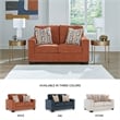 Signature Design by Ashley Furniture Aviemore Orange Loveseat