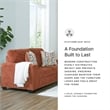 Signature Design by Ashley Furniture Aviemore Orange Loveseat